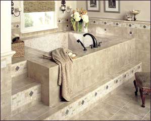 個性化陶瓷磚 鋪裝出時尚衛(wèi)浴間