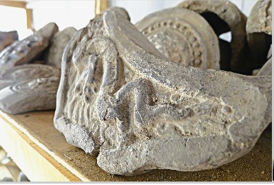 大同:代王府文物接連出土 精美構(gòu)件訴說昔日輝煌