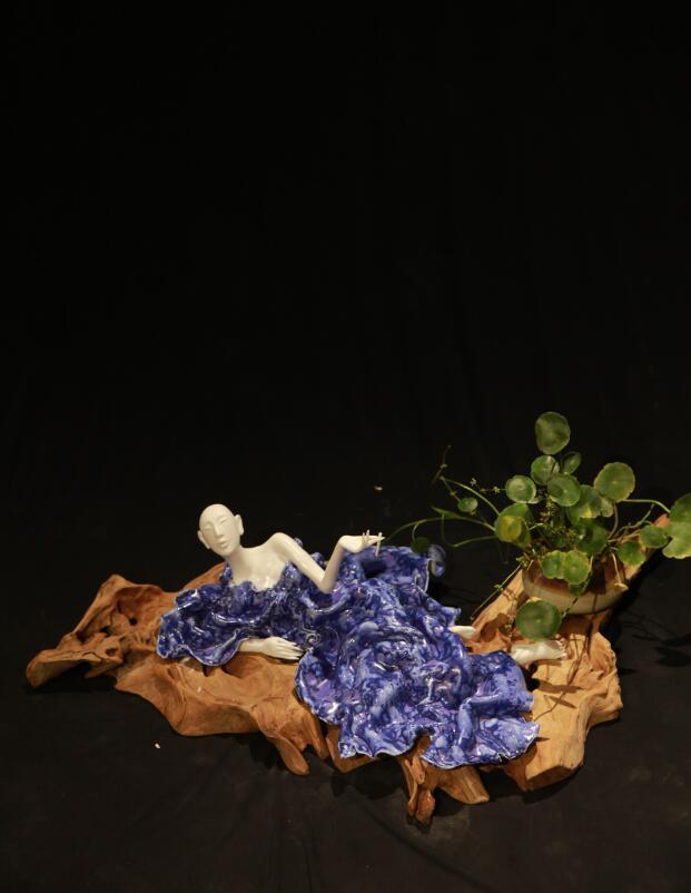 獨白——吳苗羽陶瓷藝術作品展在廣州白云機場開幕