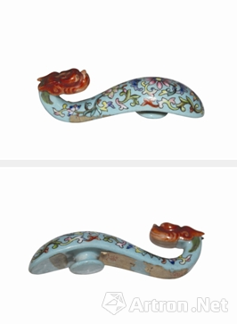 清代瓷帶鉤上的把玩觀賞元素